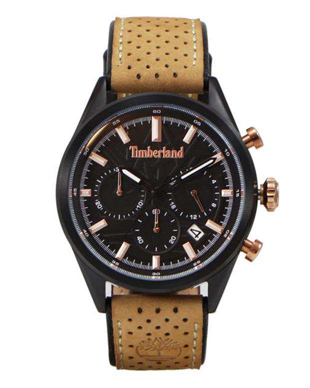 ساعت مچی مردانه عقربه ای قهوه ای TBL15476JSB-02 Timberland