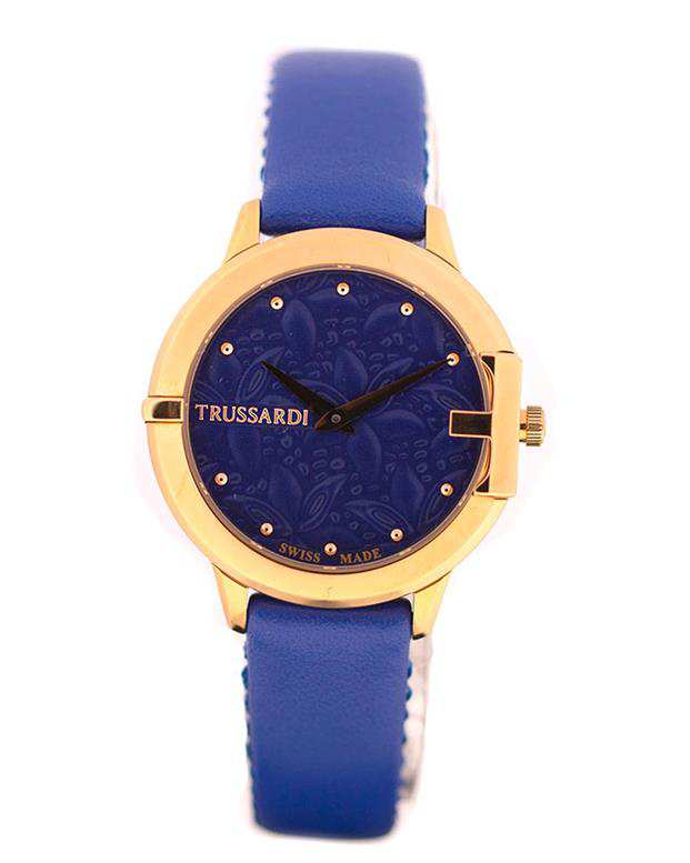 ساعت مچی زنانه عقربه ای آبی مدل TR-R2451114503  Trussardi