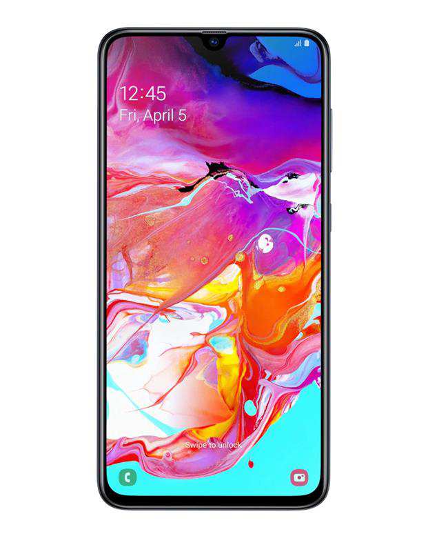 گوشی سامسونگ مدل Galaxy A70 دو سیم کارت 128 گیگابایت مشکی