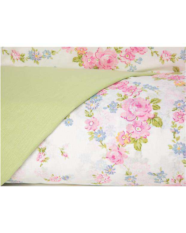 ست روتختی یک نفره ژاکارد مدل Rose Spring سایز160*220 انگلیش