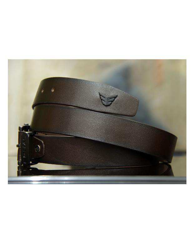 کمربند چرم طبیعی گاوی مردانه Belt-202G قهوه ای چرم بیسراک