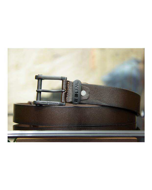 کمربند چرم طبیعی گاوی مردانه Belt-202G قهوه ای چرم بیسراک