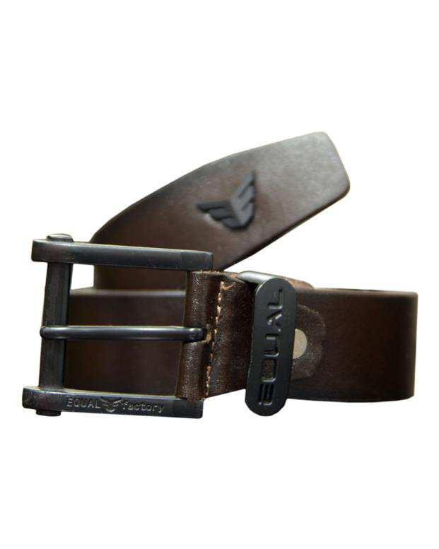 کمربند چرم طبیعی گاوی مردانه Belt-202G قهوه ای چرم بیسراک