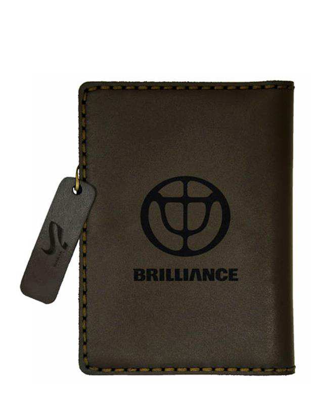 کیف چرمی مدارک خودرو برلیانس Brilliance-301 قهوه ای بیسراک