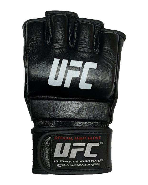 دستکش چرم Ultimate Fighting مشکی یو اف سی