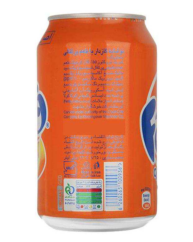 نوشابه پرتقالی 330ml فانتا