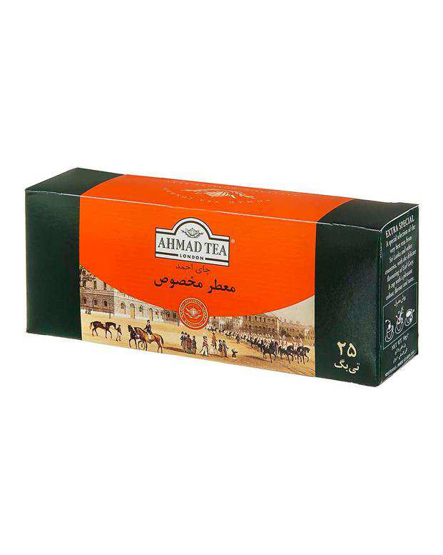 چای کیسه ای معطر مخصوص احمد بسته 25 عددی 