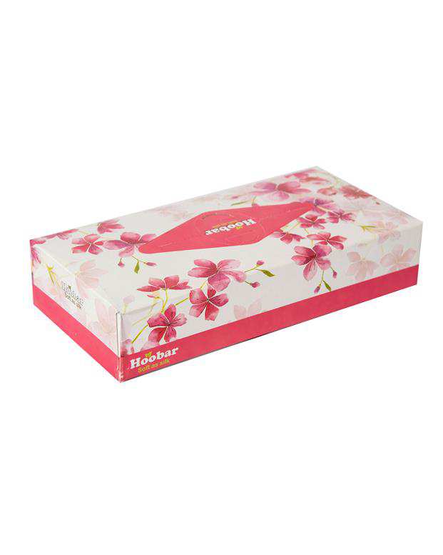 دستمال کاغذی جعبه ای 100 برگ هوبار