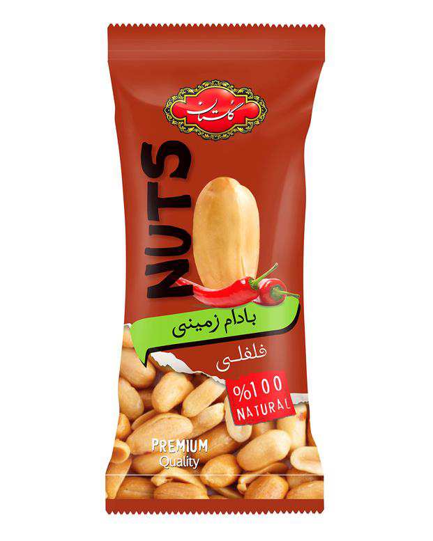بادام زمینی فلفلی 30 گرمی گلستان