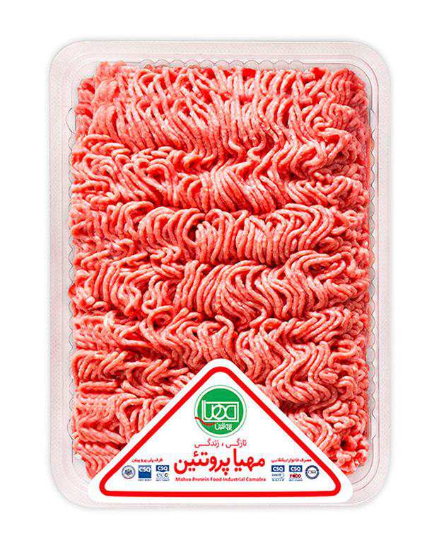 گوشت چرخکرده مخلوط گوساله و گوسفند 1 کیلویی مهیا پروتئین