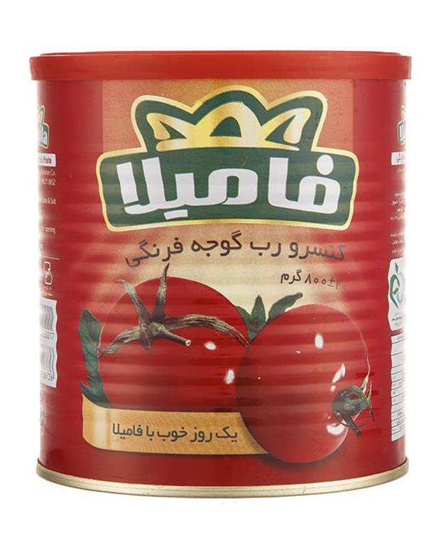 کنسرو رب گوجه فرنگی 800 گرمی فامیلا