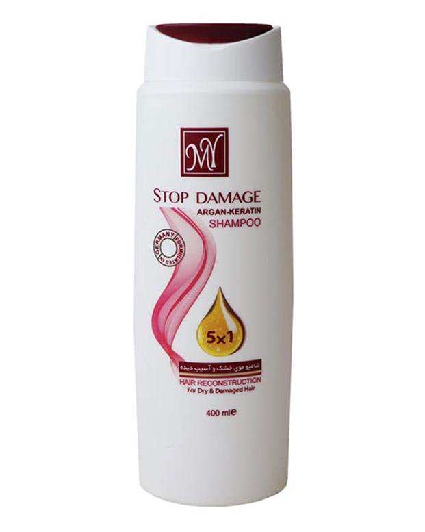 شامپو موهای خشک و آسیب دیده Stop Damage 400ml مای