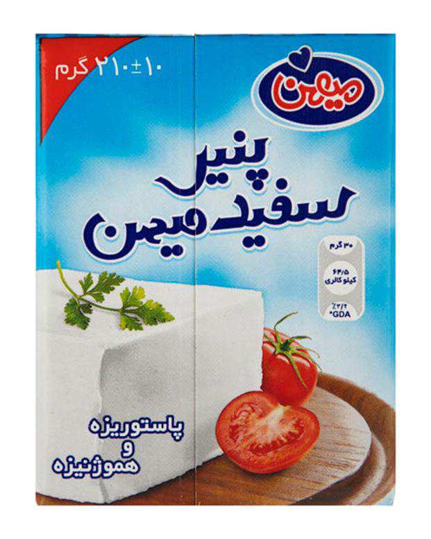 پنیر سفید 210 گرمی میهن