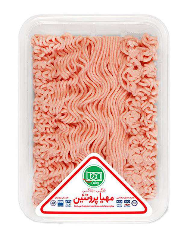 گوشت چرخکرده مرغ 500 گرمی مهیا پروتئین