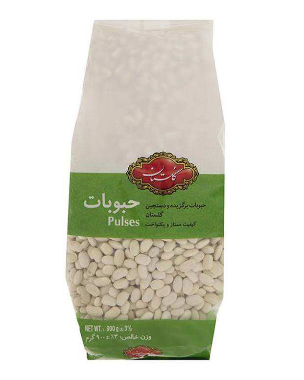 لوبیا سفید 900 گرمی گلستان