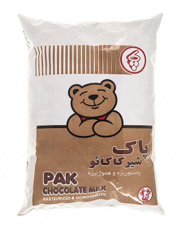 شیر کاکائو پر چرب 3% 750 میلی لیتری پاک