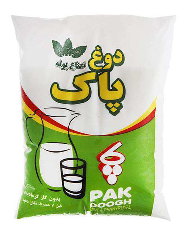 دوغ نایلونی نعناع پونه 1 لیتری پاک