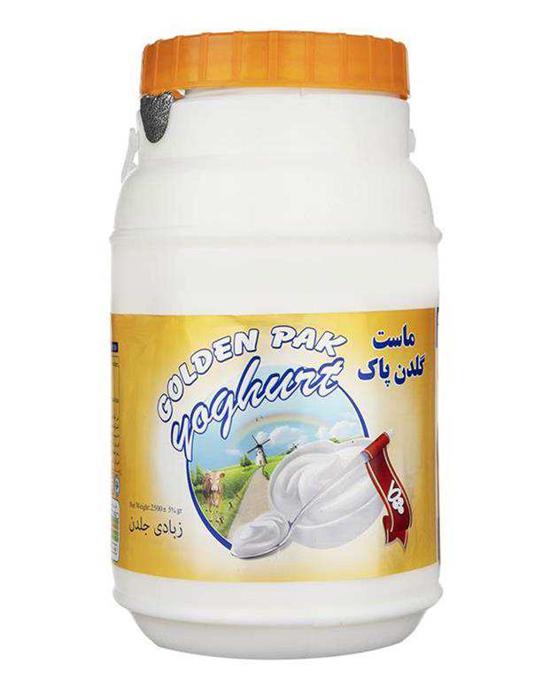 ماست دبه ای 2500 گرمی پاک