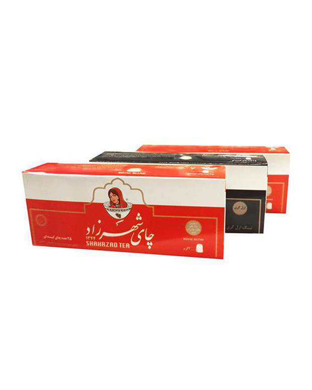 چای کیسه ای سیاه و ارل گری شهرزاد پک 3 عددی 