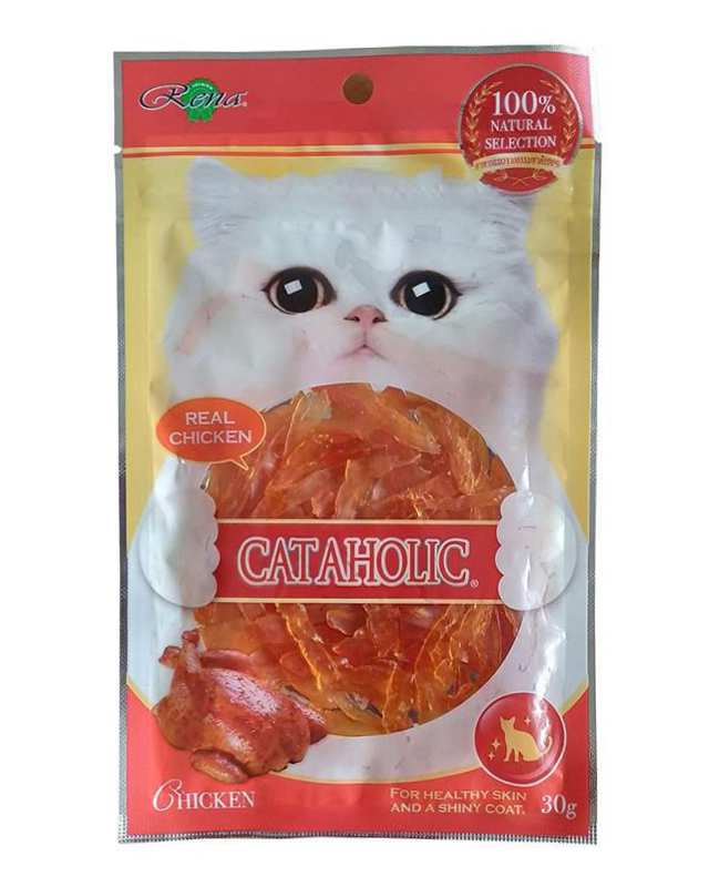 تشویقی گربه با طعم مرغ 30 گرمی Cataholic