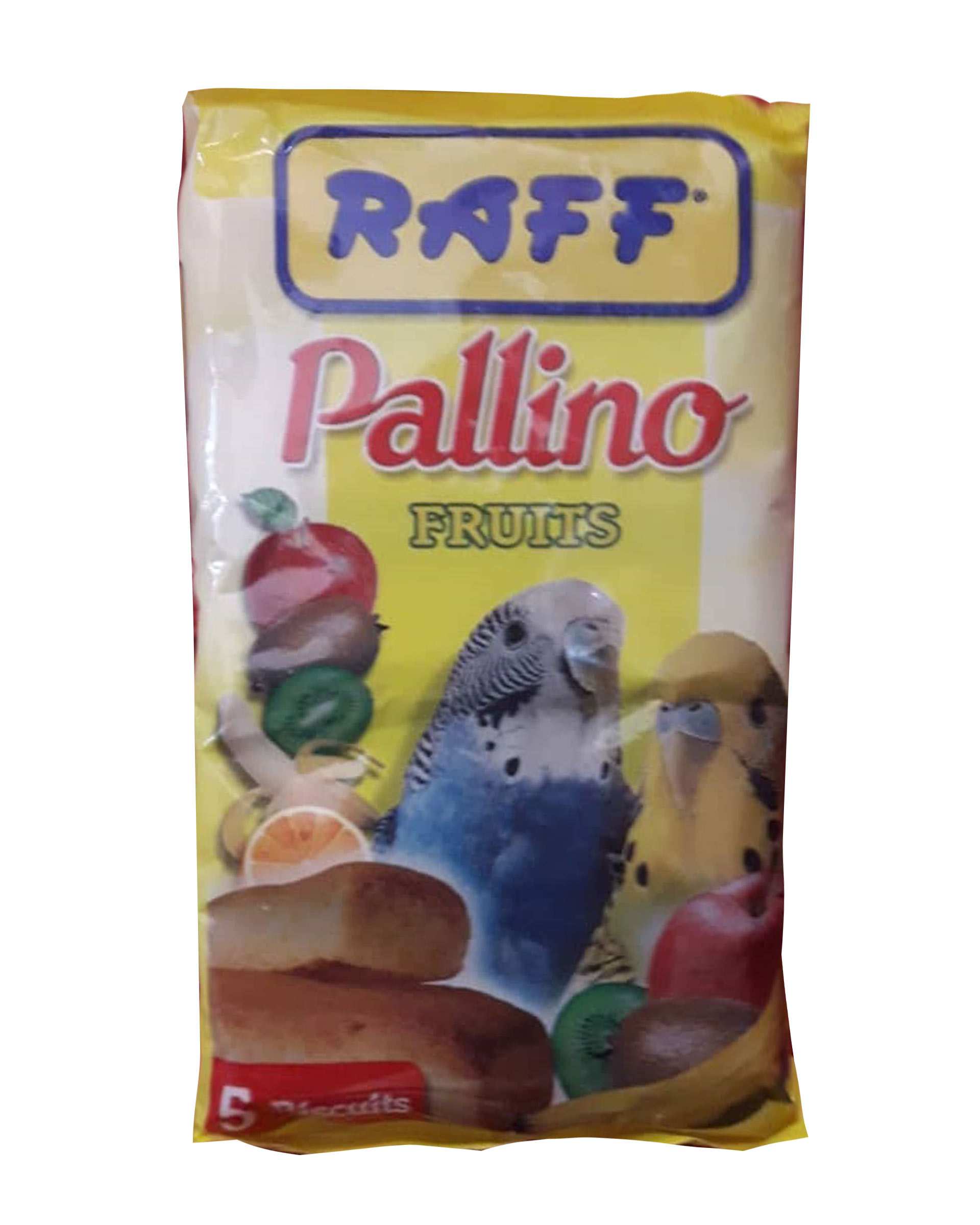 بیسکوییت پرندگان Pallino میوه ای 35 گرمی راف