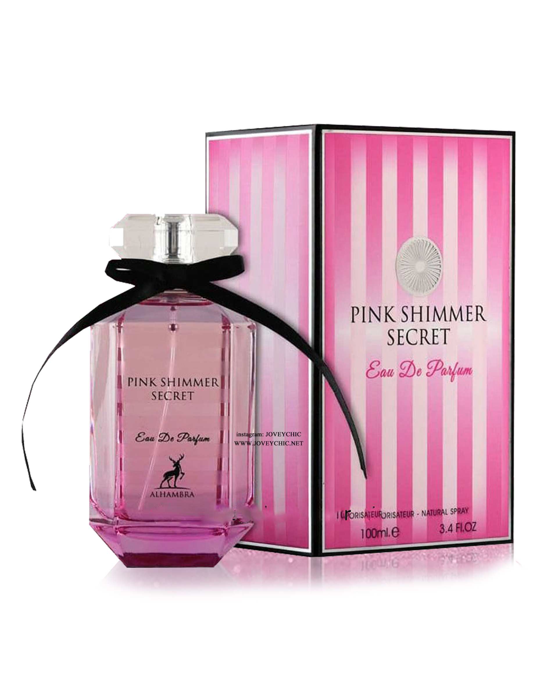 عطر زنانه 100ml Pink Shimmer Secret EDP الحمبرا