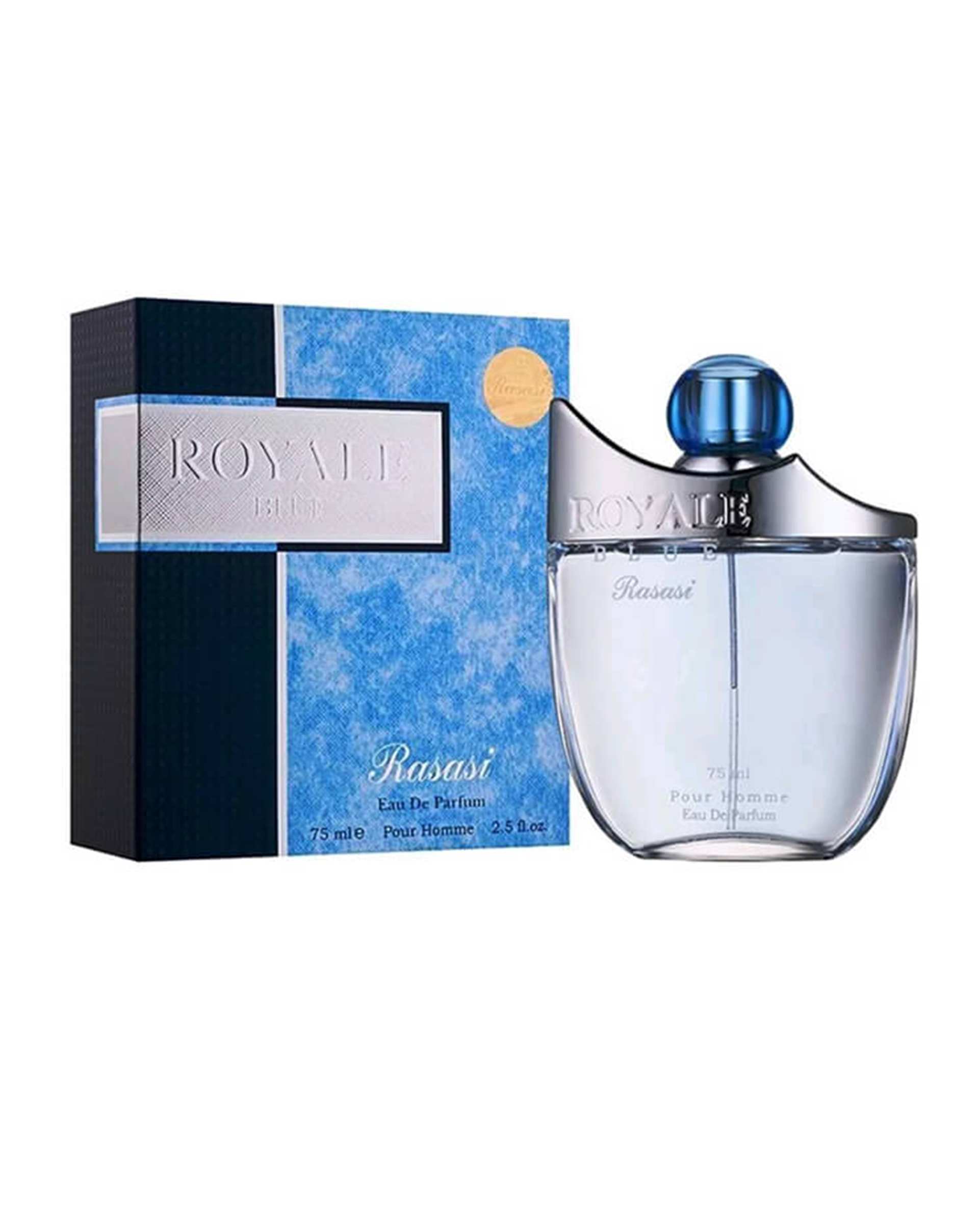 عطر مردانه 75ml Royale Blue EDP رصاصی