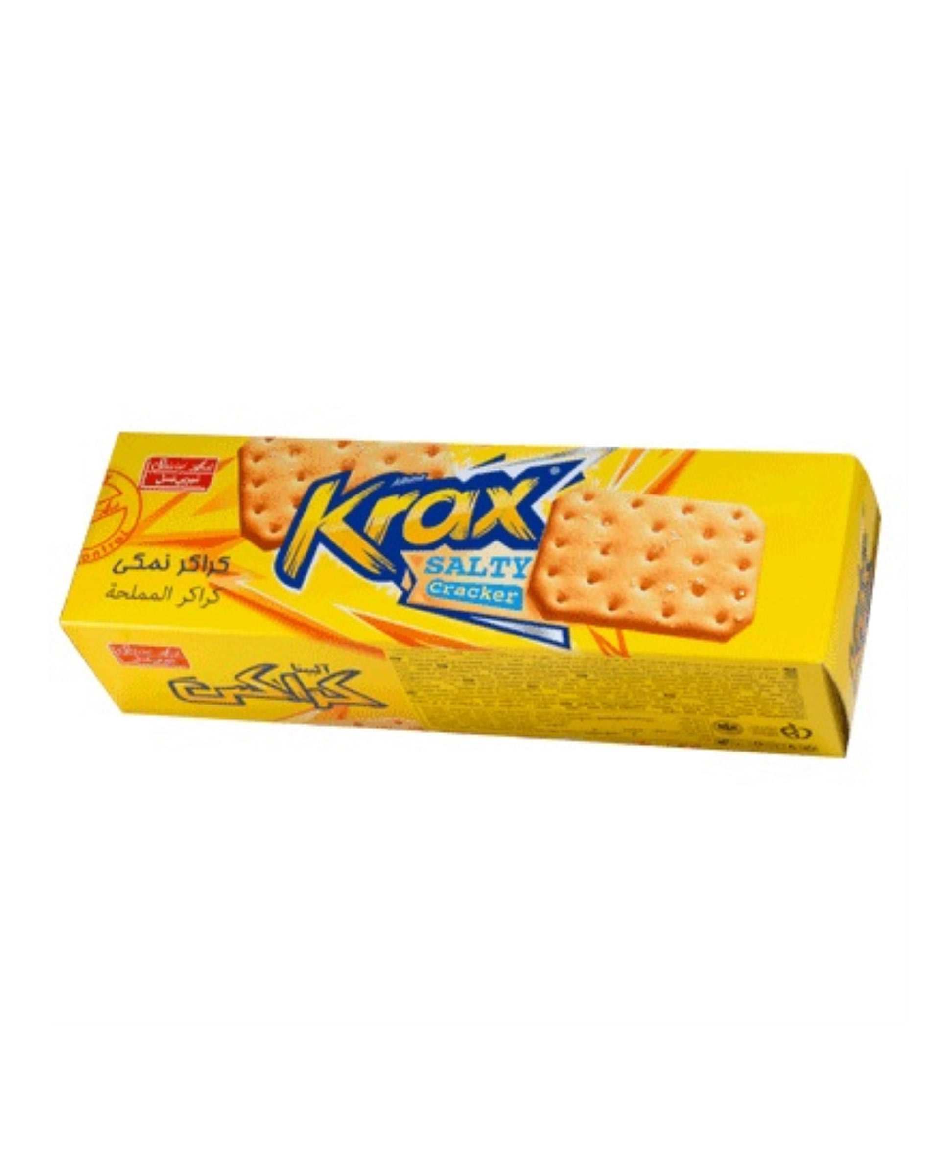 بسته 2 عددی کراکر نمکی 140gr Krax شیرین عسل