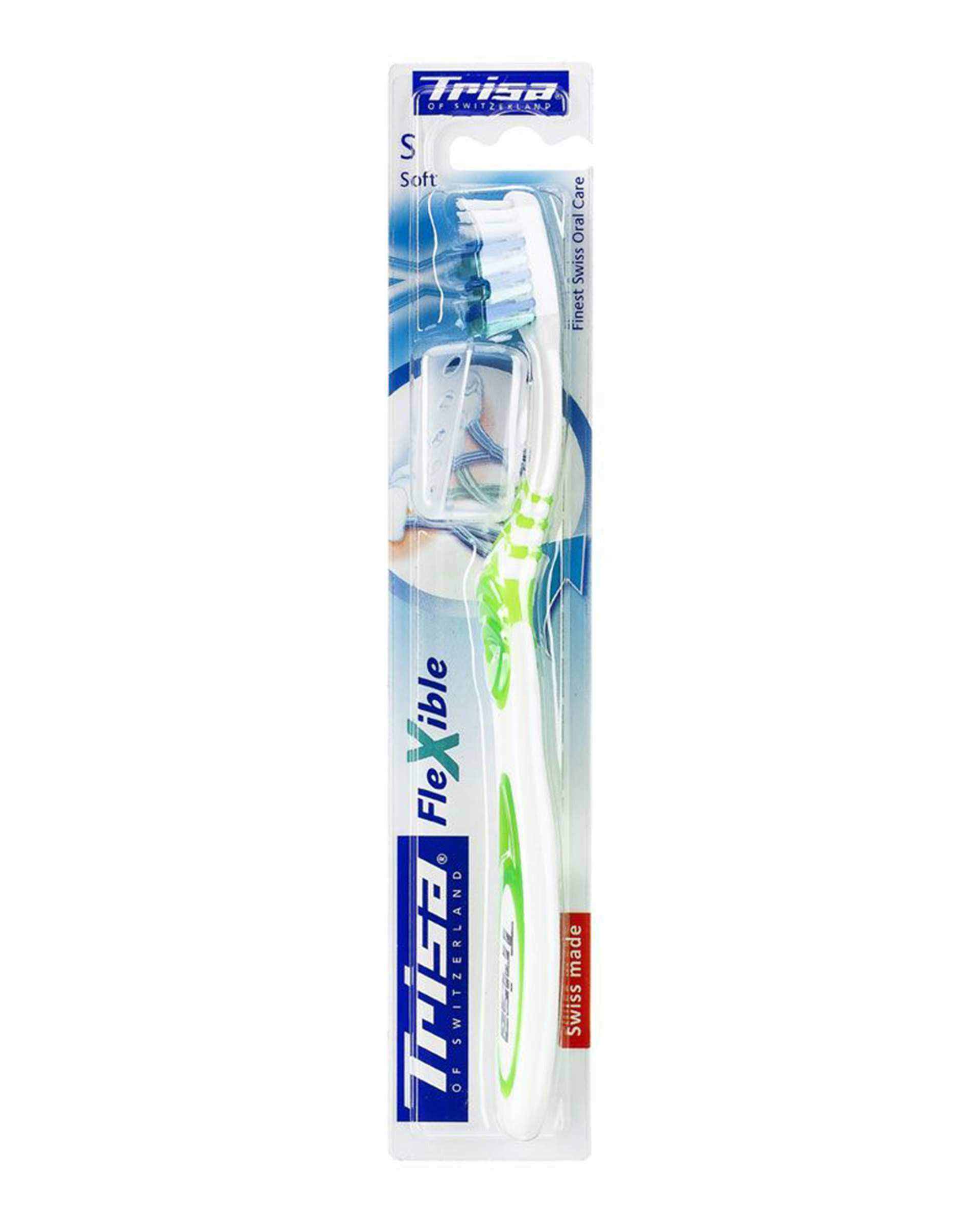 مسواک تریزا مدل Flexible با برس نرم همراه محافظ ارسال رنگ رندوم