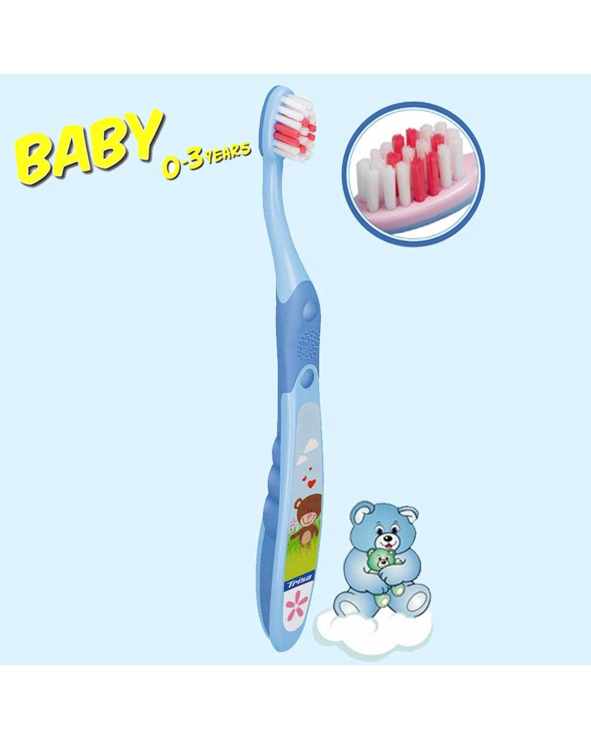 مسواک کودک Baby با برس خیلی نرم تریزا - ارسال رنگ رندوم