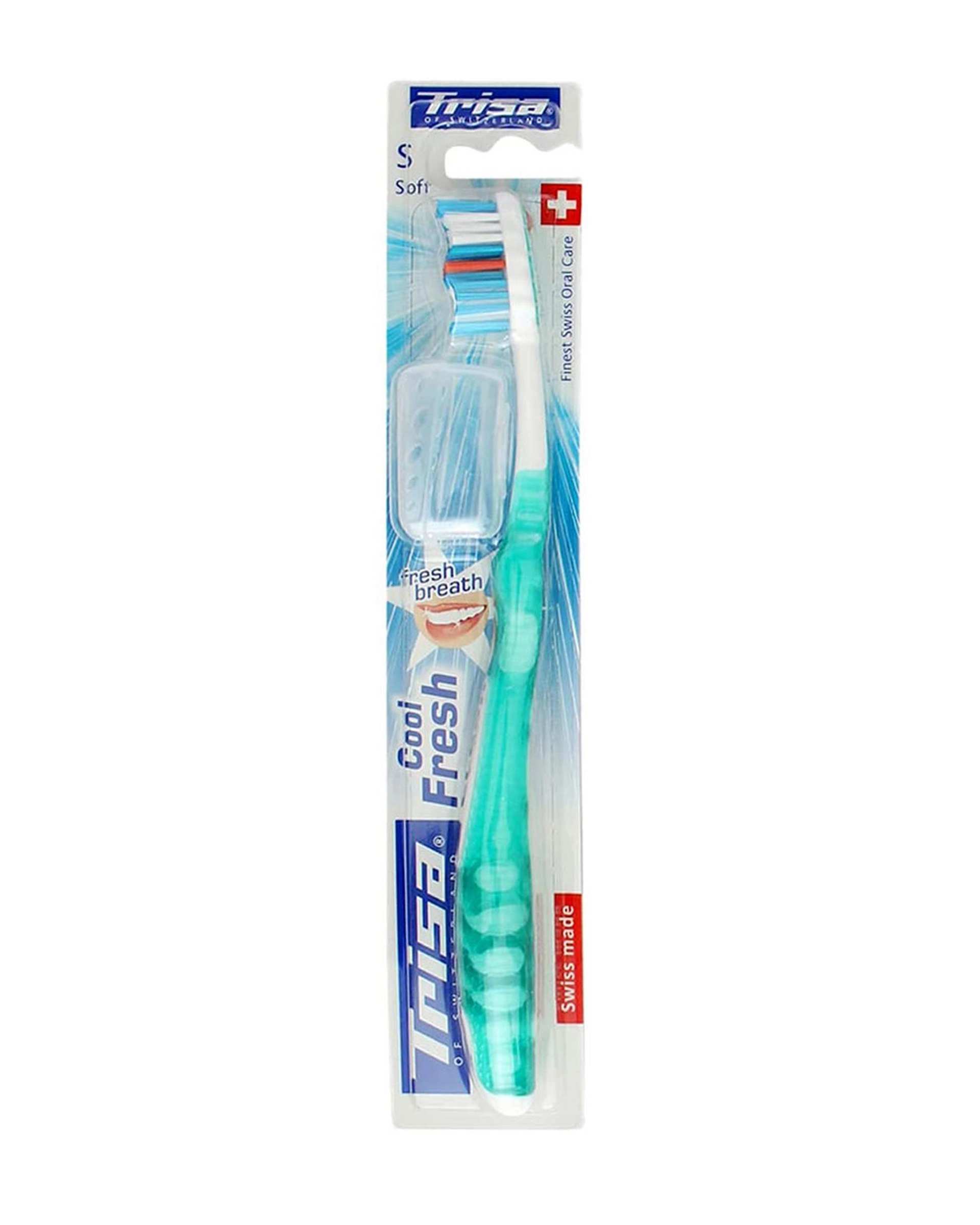 مسواک تریزا مدل cool and fresh با برس نرم
