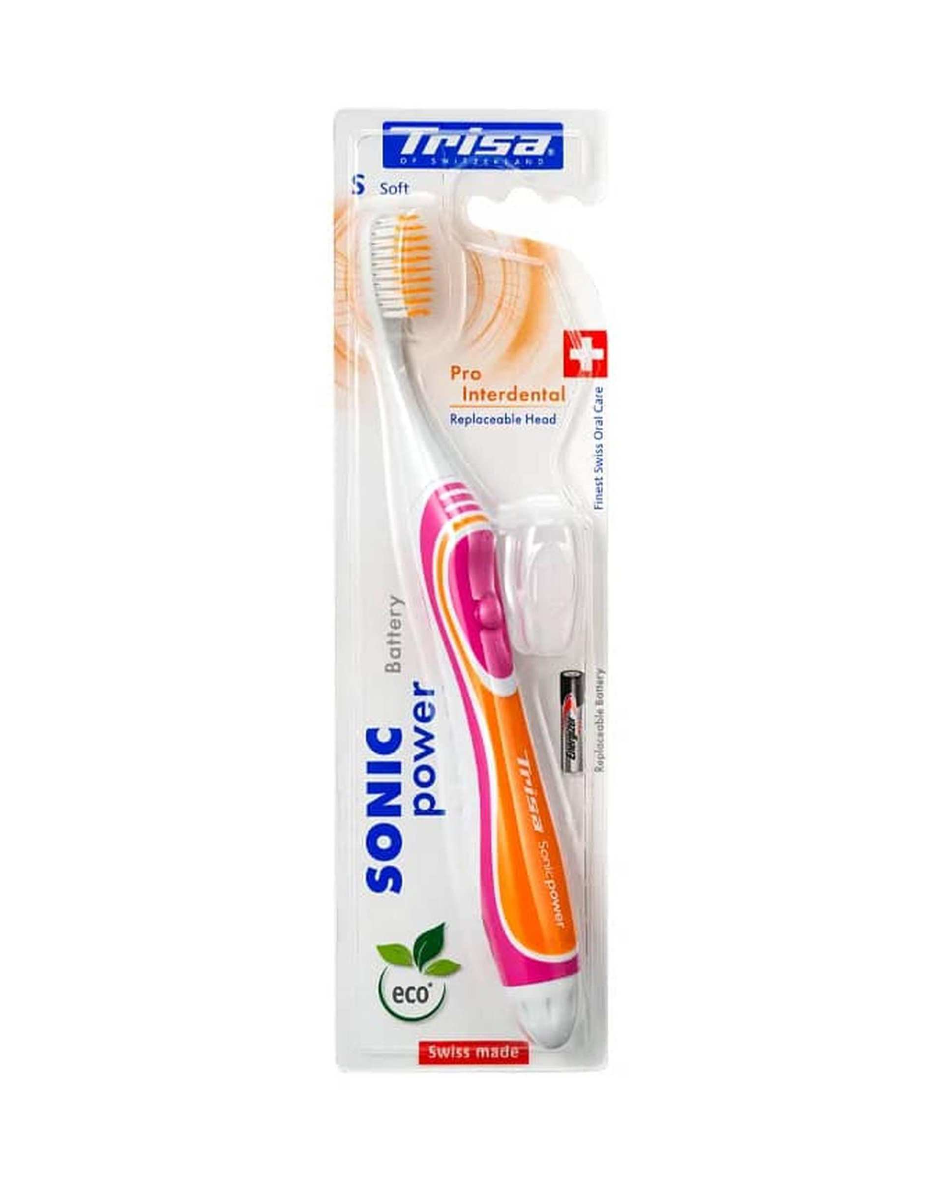 مسواک برقی Pro Interdental با برس نرم تریزا - ارسال رنگ رندوم