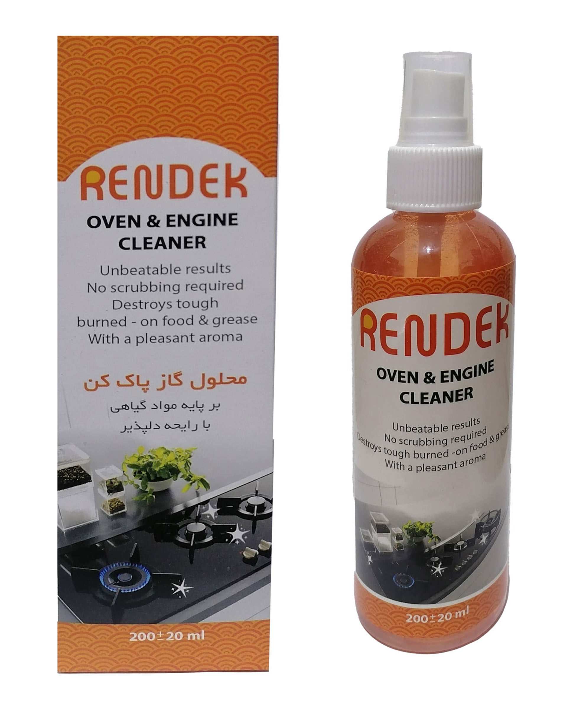 اسپری گاز پاک کن 200ml Oven & Engine Cleaner رندک