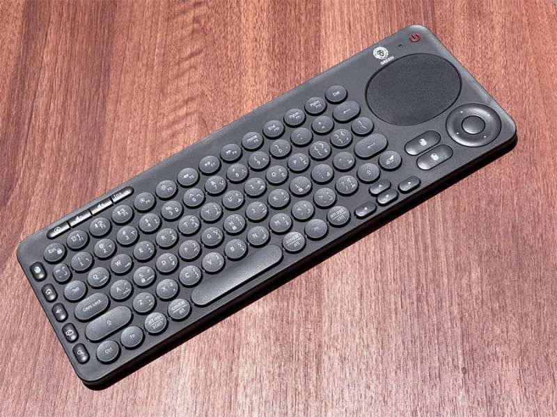 کیبورد بی سیم Green Keyboard With Touchpad گرین