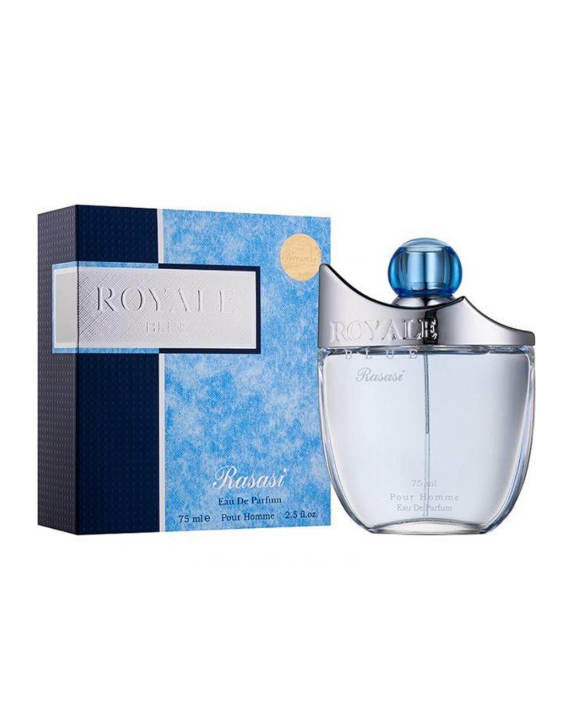 عطر مردانه 75ml Royale Blue EDP رصاصی