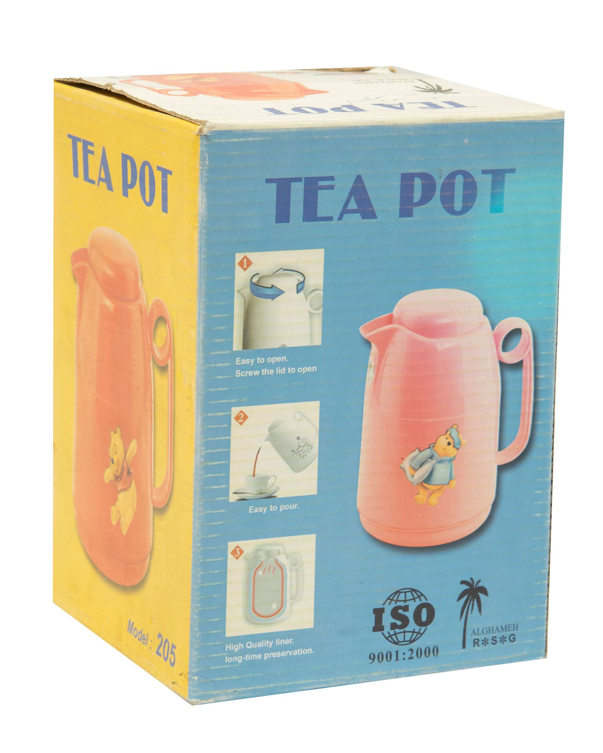 فلاسک بچگانه 0.5 لیتری طرح شرک آبی Tea Pot