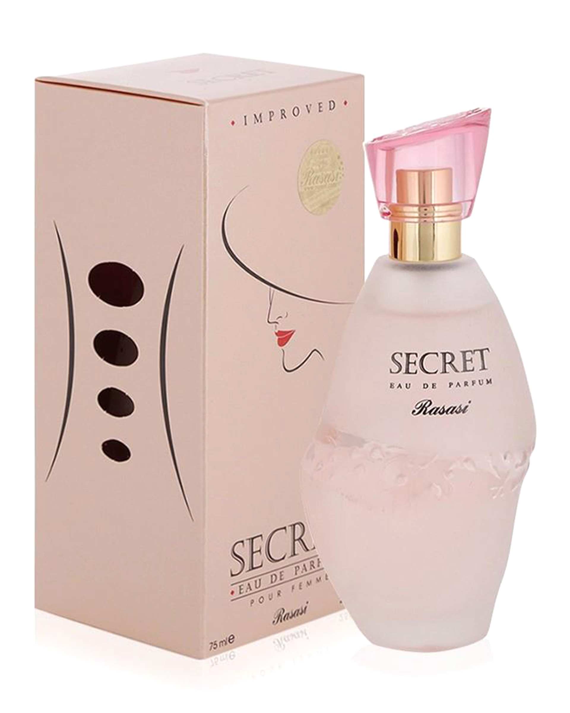 عطر زنانه 75ml Secret EDP رصاصی