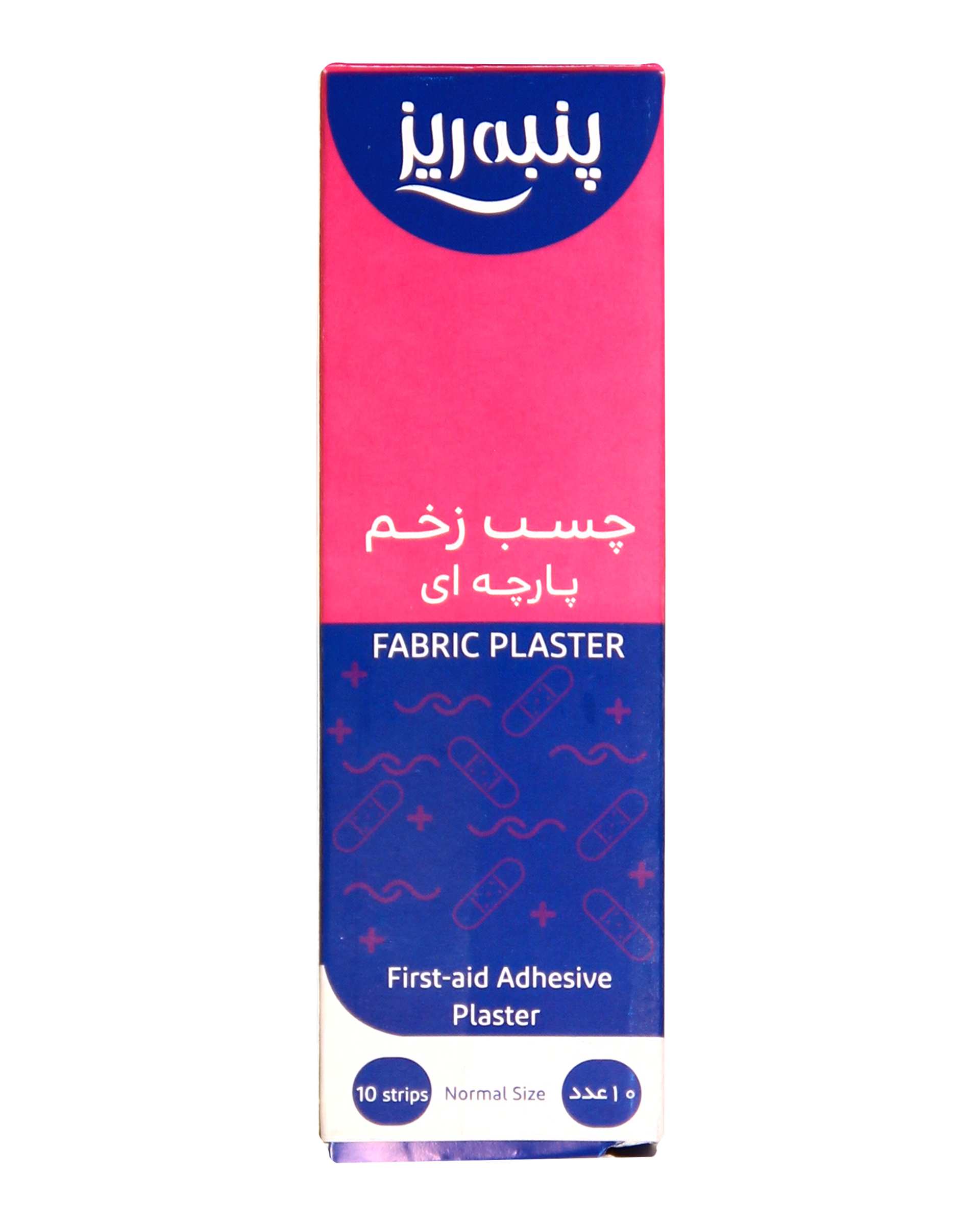 چسب زخم پارچه ای پنبه ریز مدل Fabric بسته 10 عددی