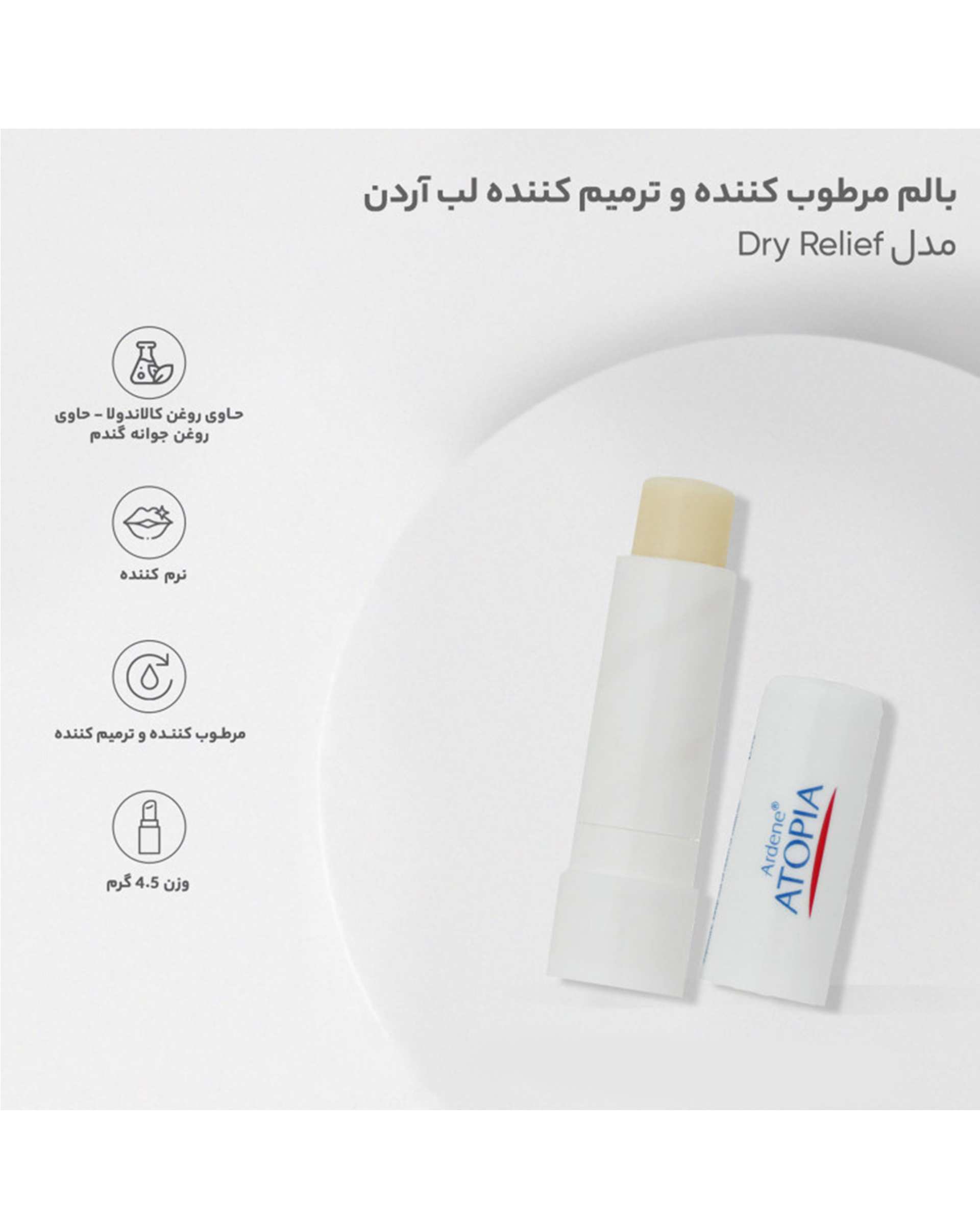 بالم لب آردن مرطوب کننده و ترمیم کننده Dry Relief