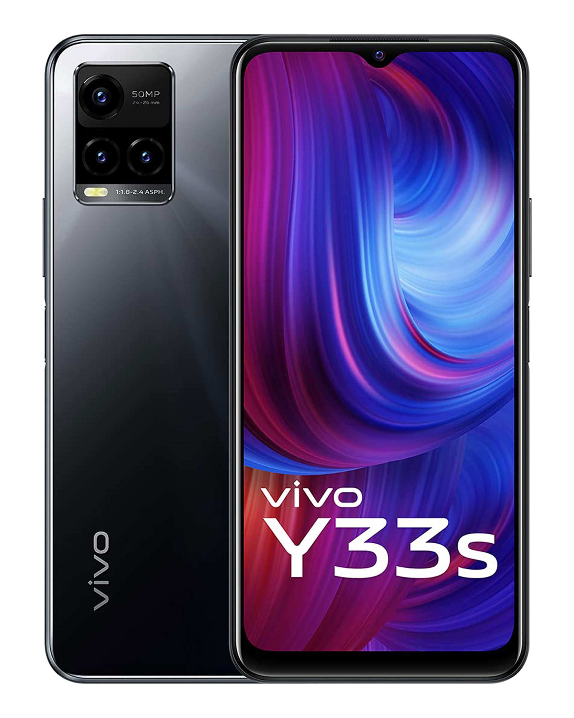 گوشی موبایل ویوو مدل Y33s دو سیم کارت ظرفیت 128 گیگابایت و رم 8 گیگابایت مشکی