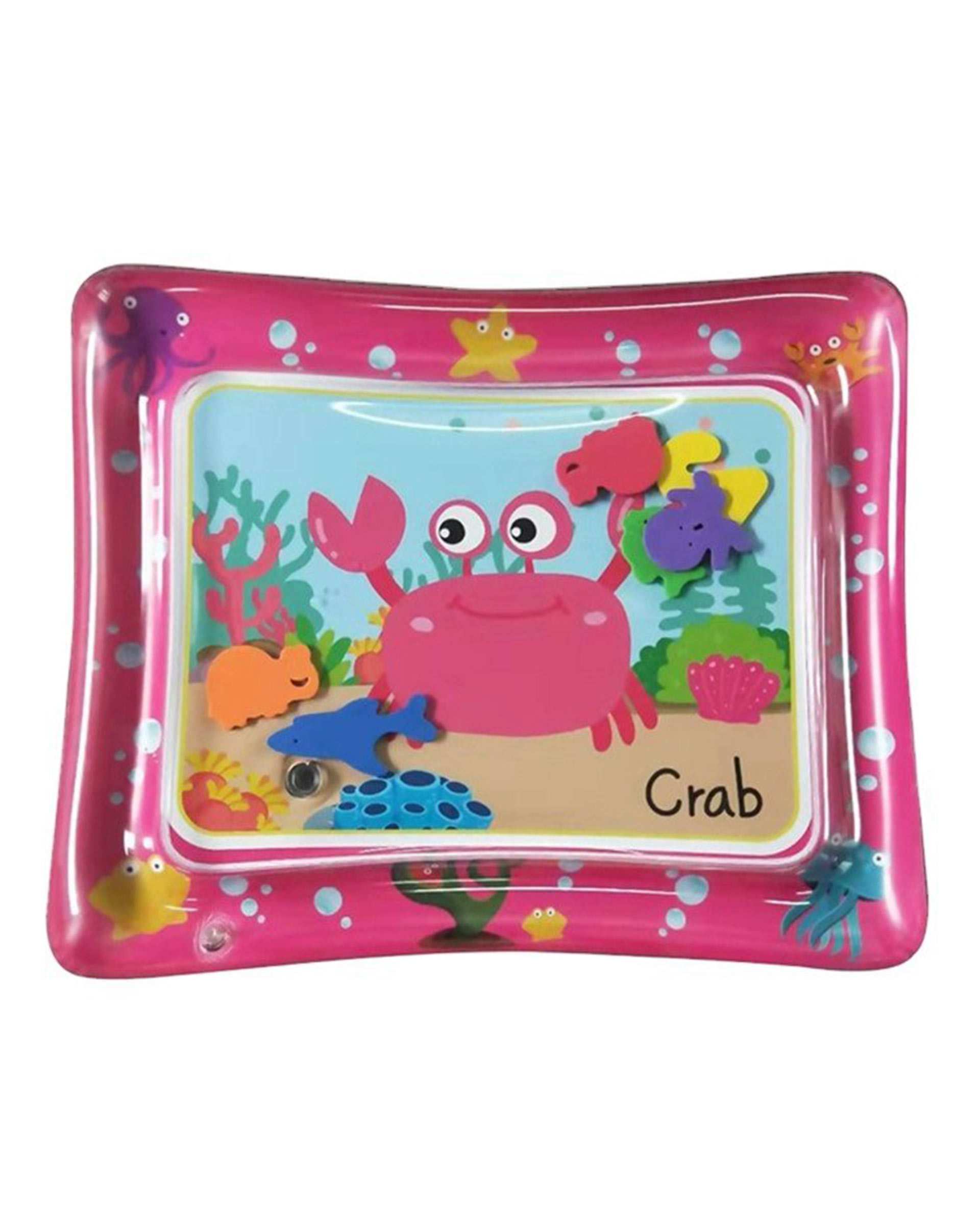 تشک بادی کودک مدل Crab صورتی فرد
