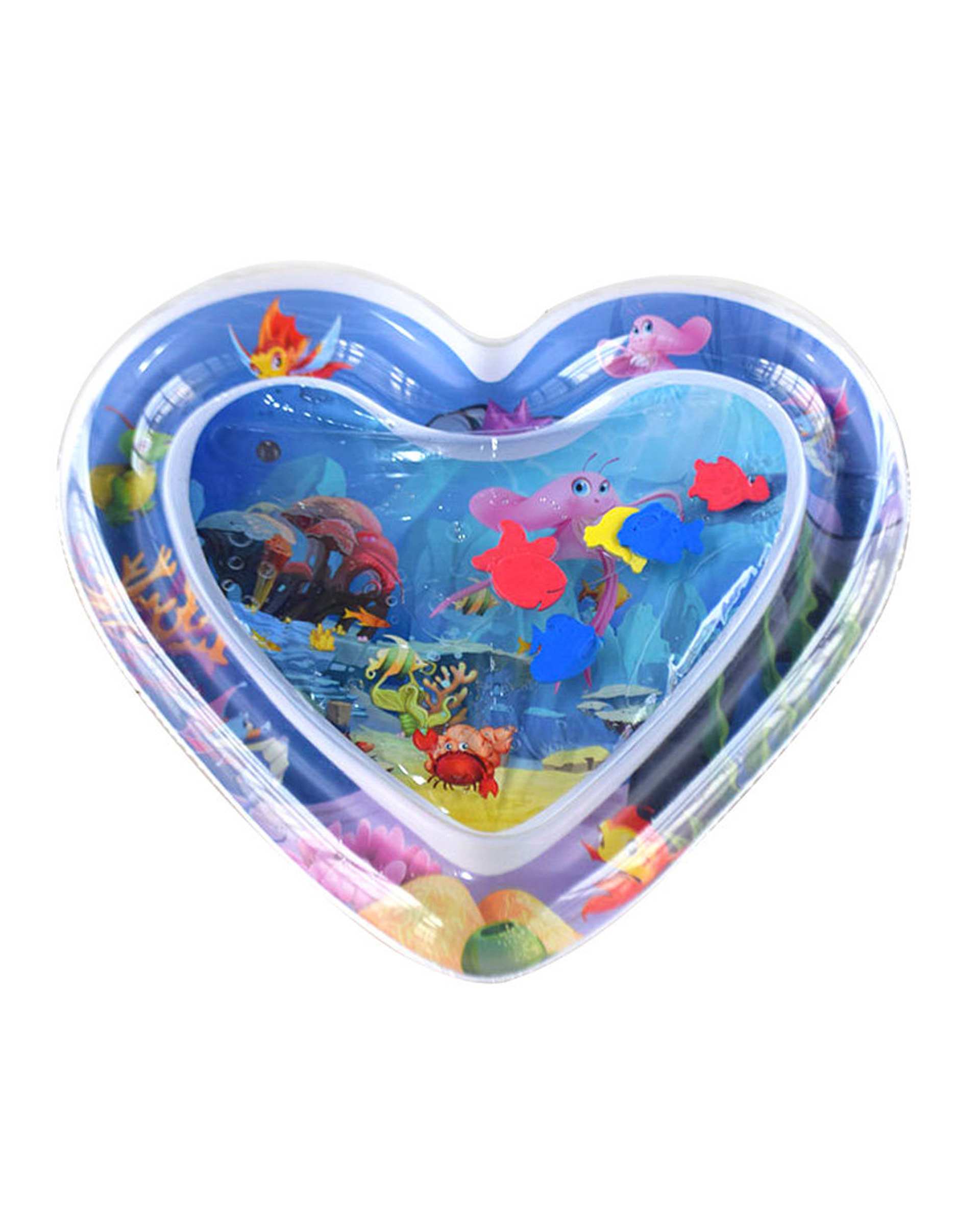 تشک بادی کودک مدل Heart1 آبی فرد
