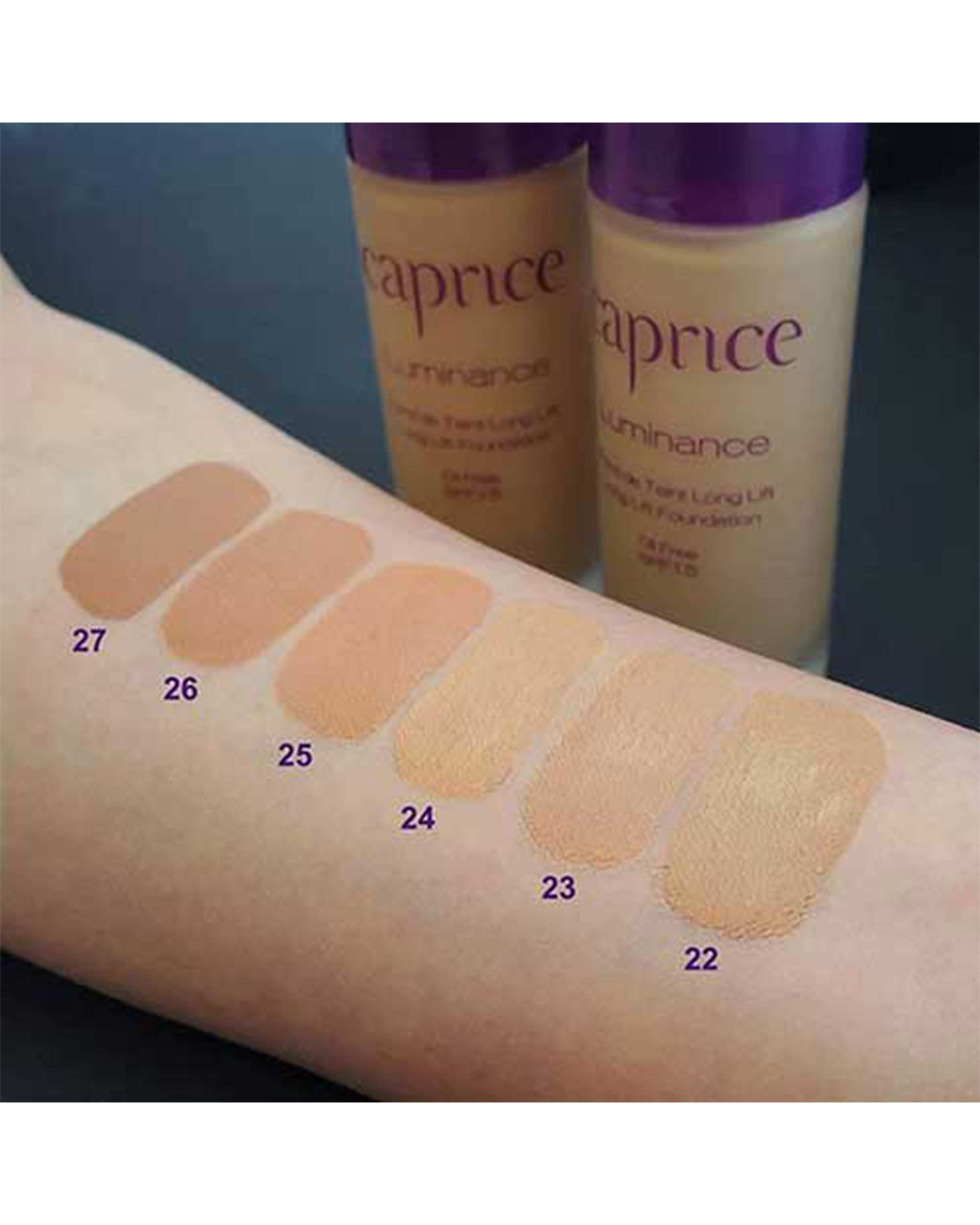 کرم پودر لیفتینگ کاپریس Caprice مدل Luminance شماره EM23