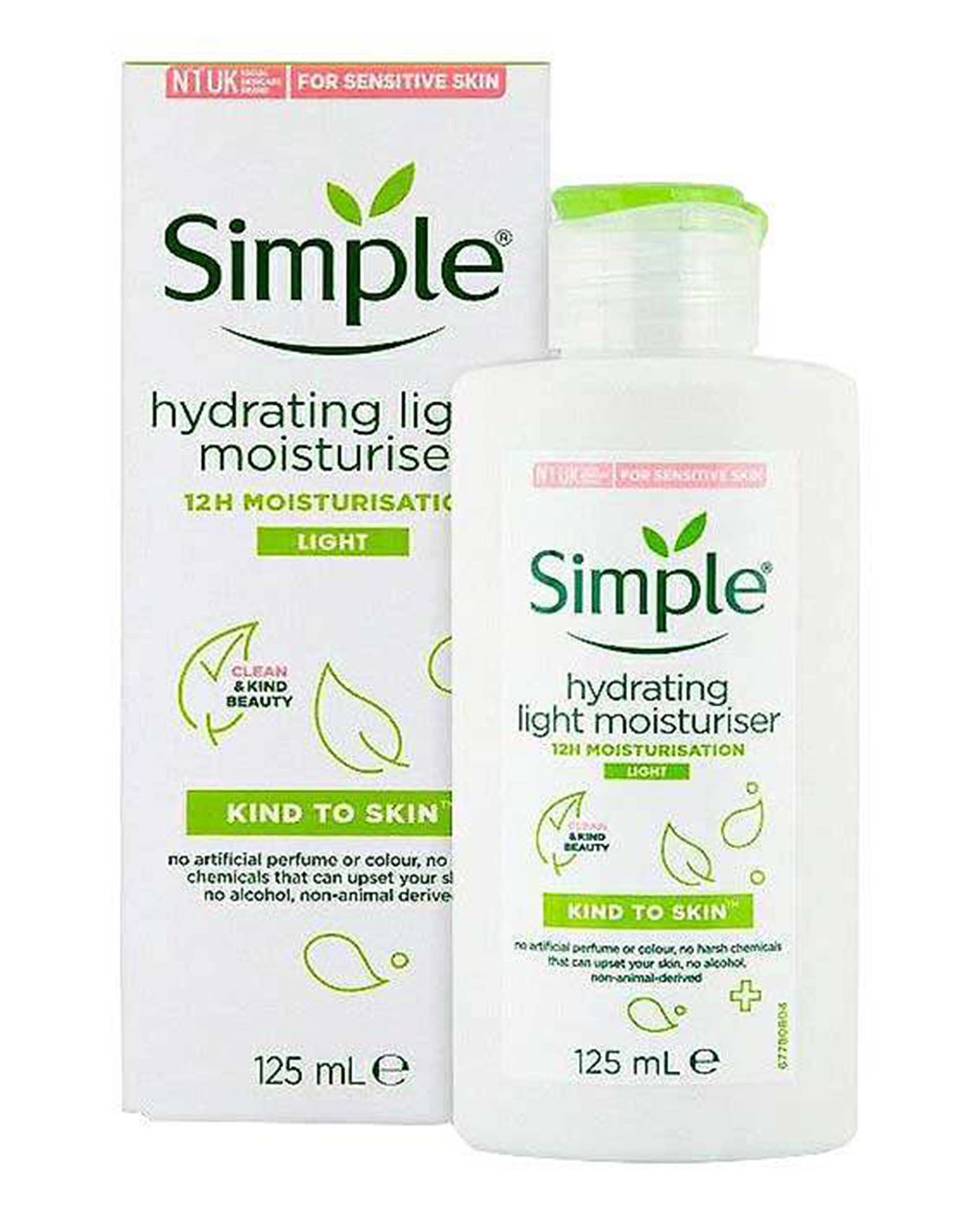 کرم مرطوب کننده سیمپل مدل 125ml Light