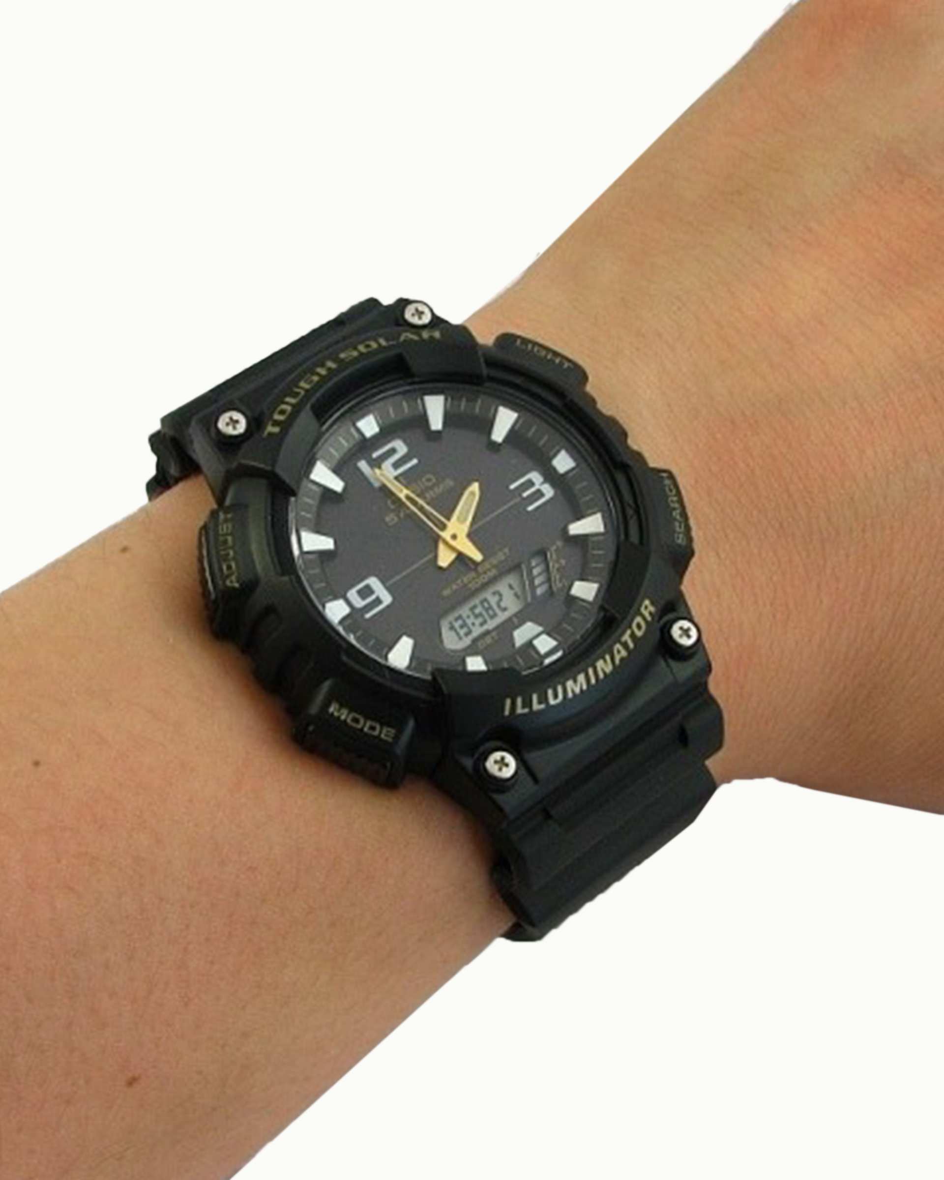 ساعت مچی مردانه عقربه ای دیجیتال کاسیو Casio مدل AQ-S810W-1B