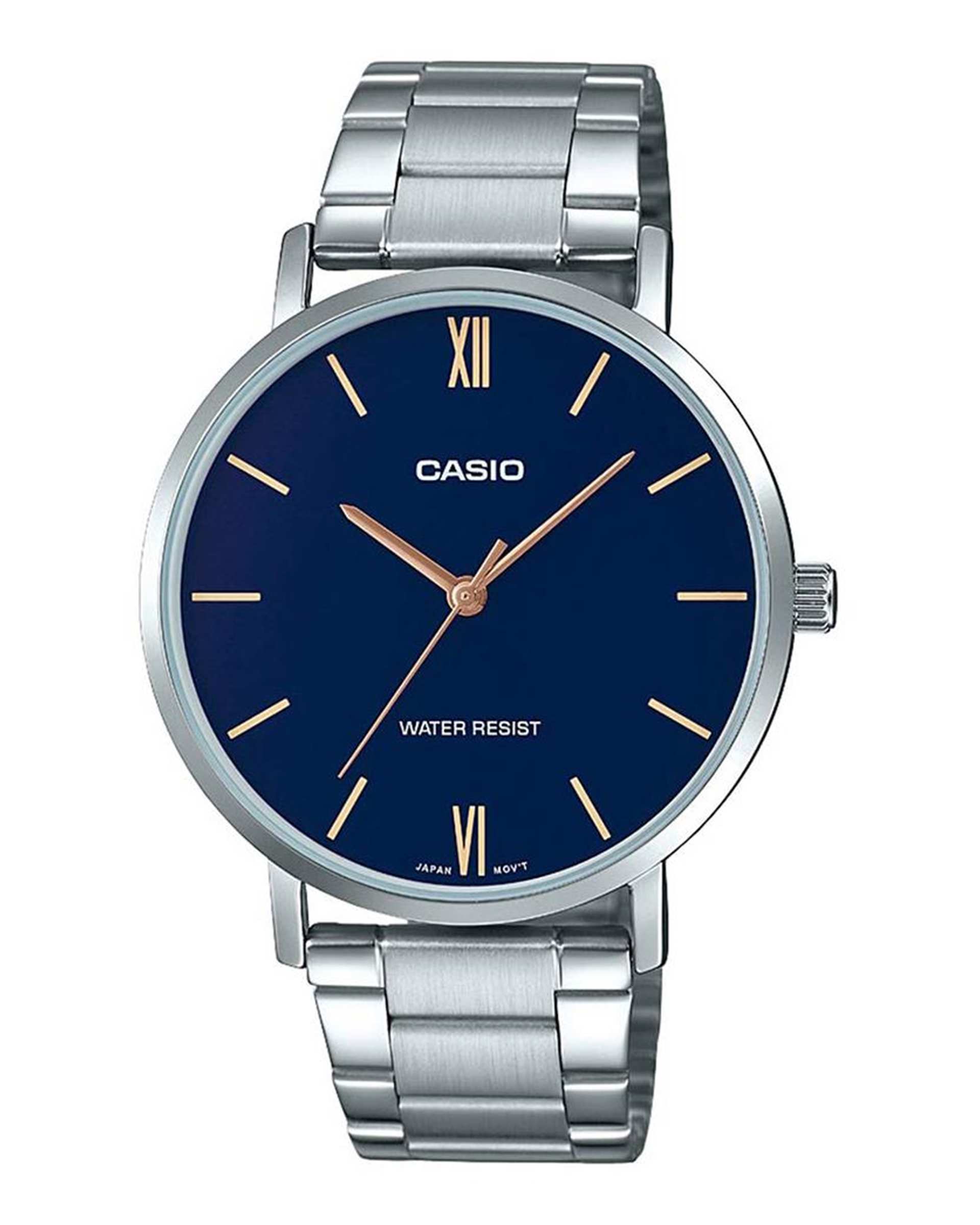 ساعت مچی مردانه عقربه ای کاسیو Casio مدل MTP-VT01D-2BUDF