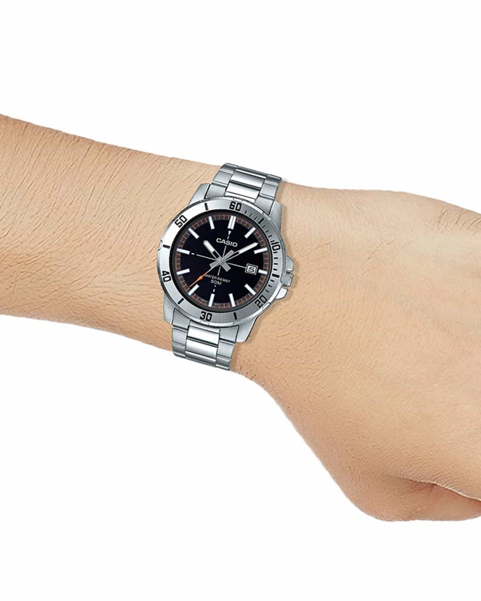 ساعت مچی مردانه عقربه ای کاسیو Casio مدل MTP-VD01D-1E2VUDF