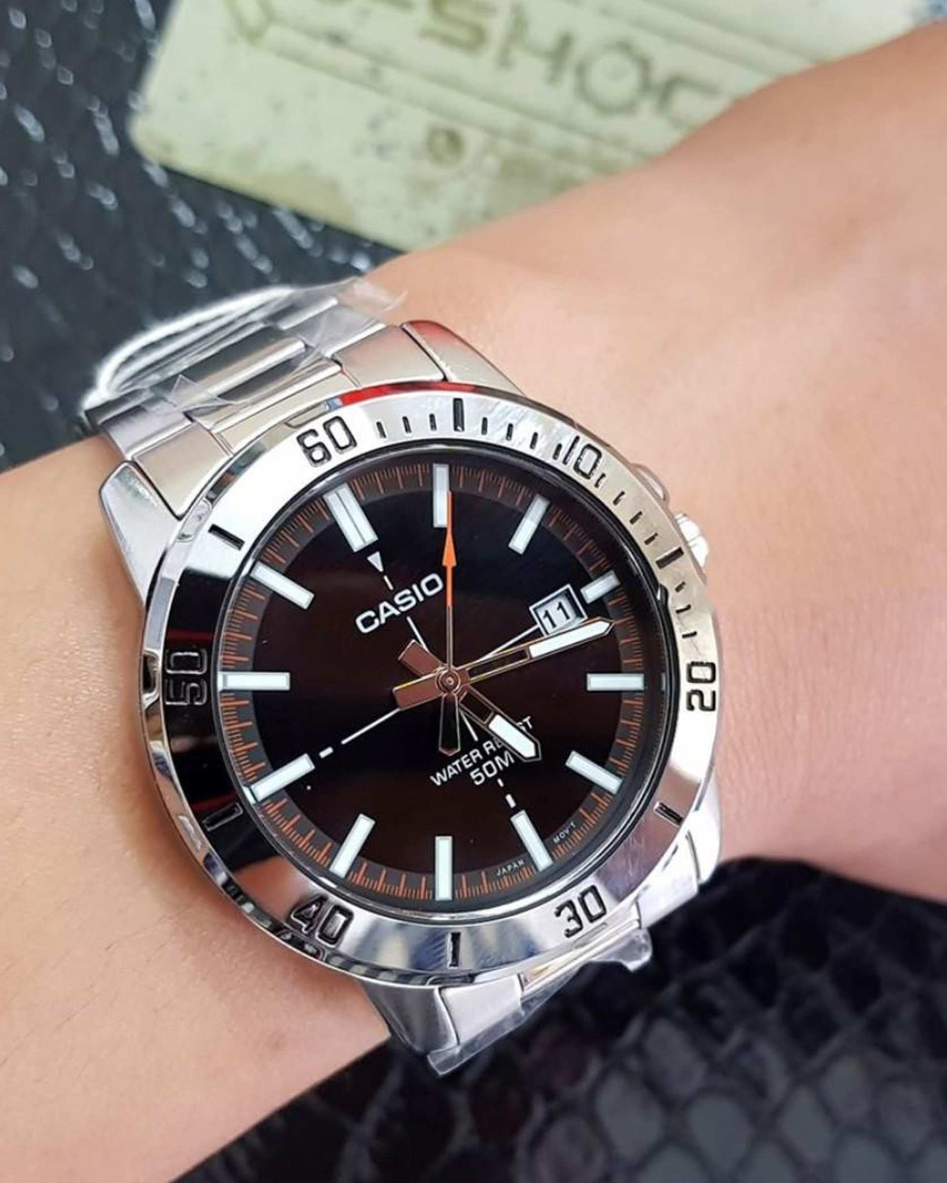 ساعت مچی مردانه عقربه ای کاسیو Casio مدل MTP-VD01D-1E2VUDF