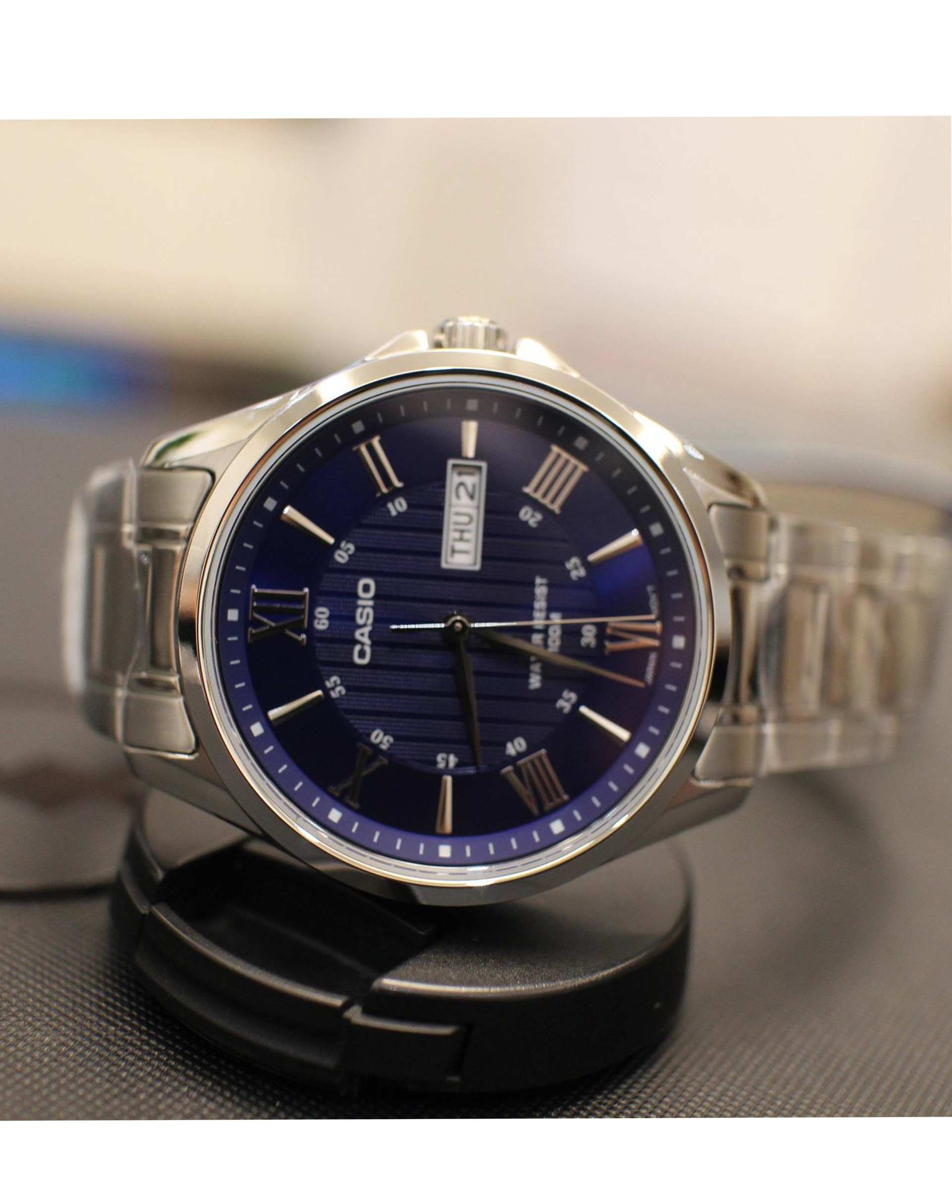 ساعت مچی مردانه عقربه ای کاسیو Casio مدل MTP-1384D-2AVDF