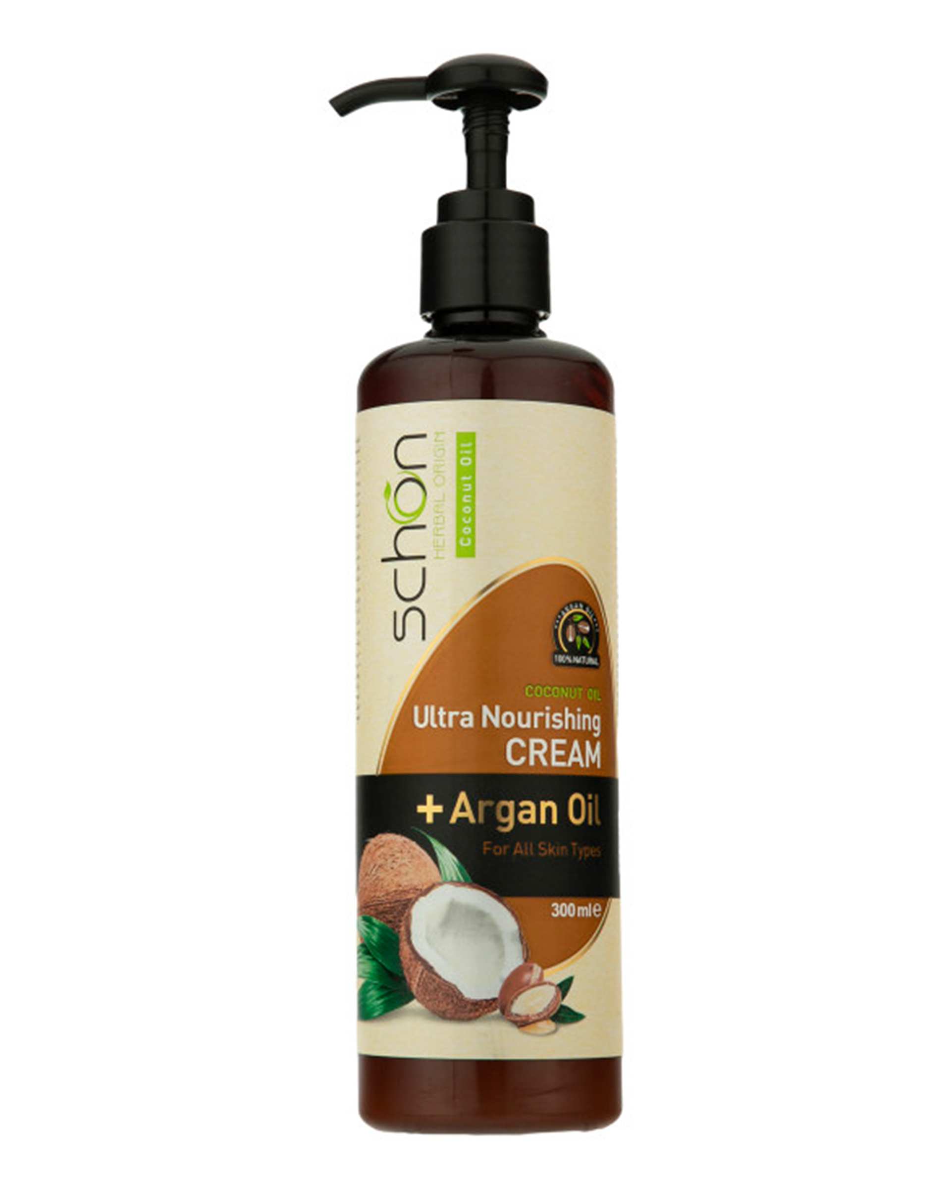 کرم مغذی شون Schon مدل Coconut حاوی روغن نارگیل 300ml